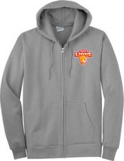 Port & Company - Fleece Full-Zip Hooded Sweatshirt, Athletic Heather